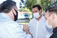 Governador e secretário da Saúde visitam Hospital de Dermatologia Sanitária do Paraná