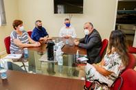 Sesa e prefeitura de Piraquara alinham planejamento para a reestruturação do Hospital de Dermatologia