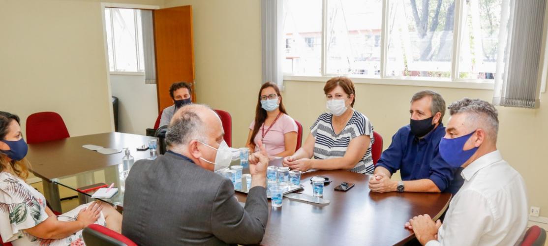 Sesa e prefeitura de Piraquara alinham planejamento para a reestruturação do Hospital de Dermatologia